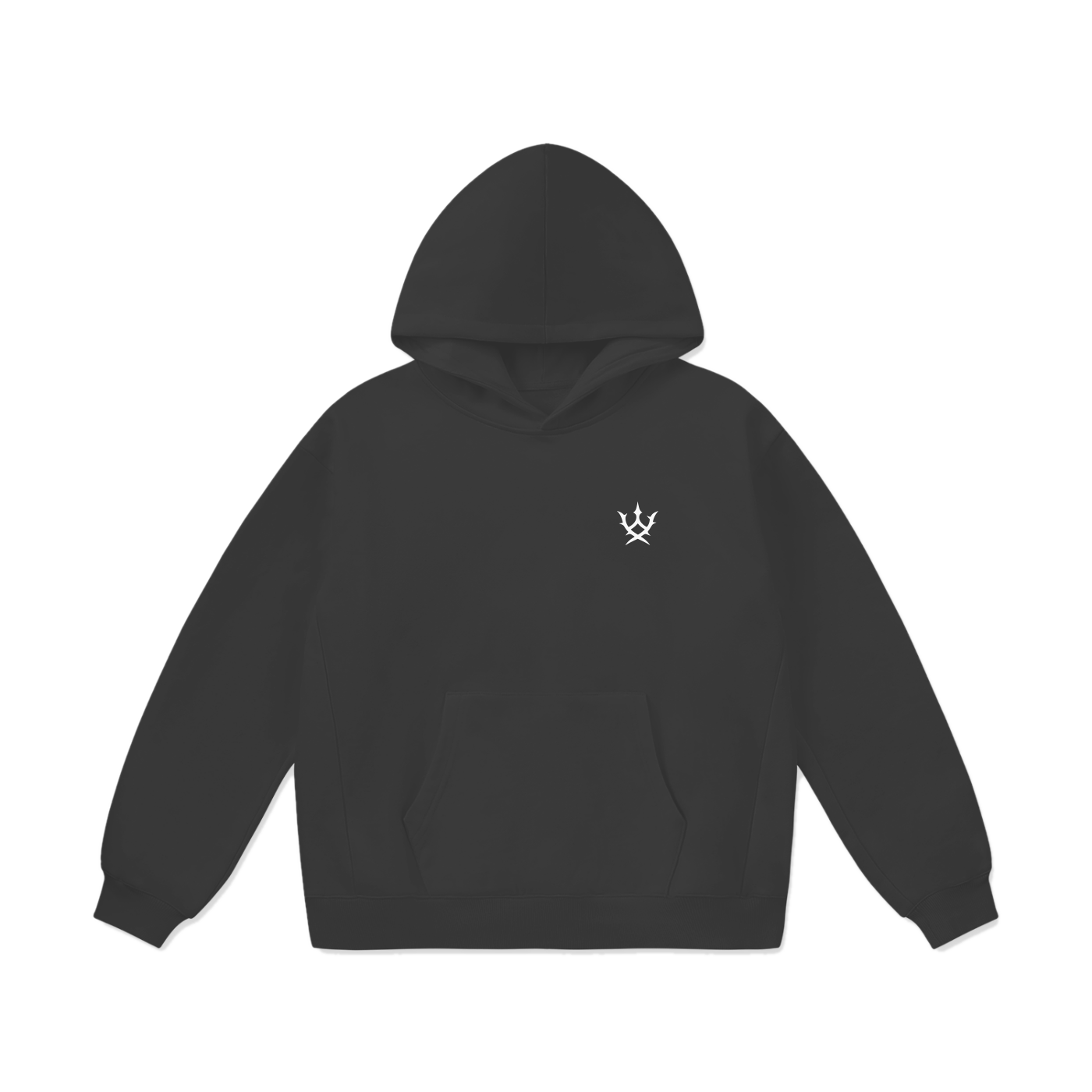 Pillar Heavyweight Hoodie in Charcoal